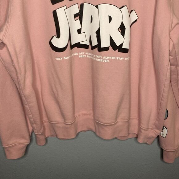 Tom and Jerry Pale Pink Crew Neck Sweatshirt Size 3X - Picture 5 of 8
